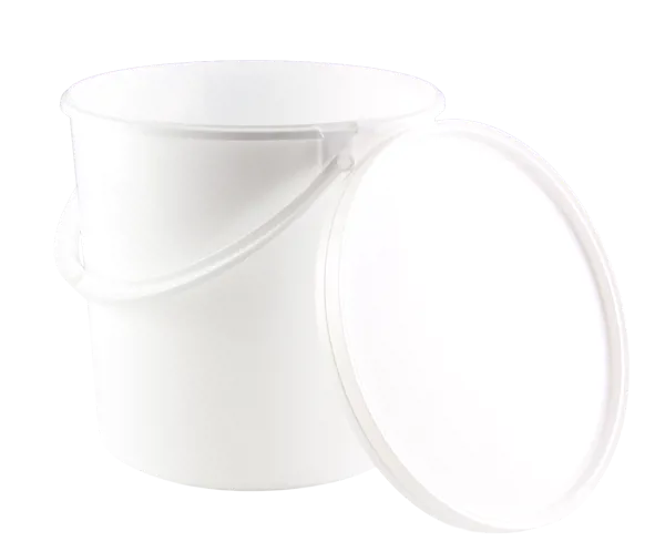 Plastspand med låg, 11,1 L (053370)