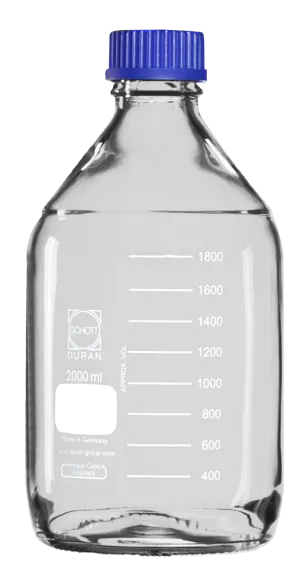 Standflaske, 2000 mL, GL45 skruelåg, DURAN (055050)