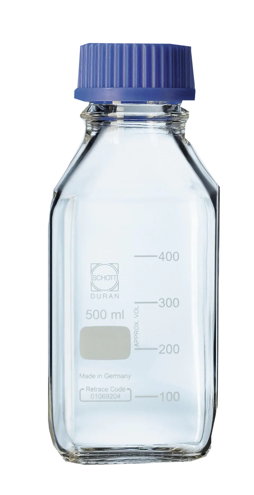 Glazen fles 500 ml
