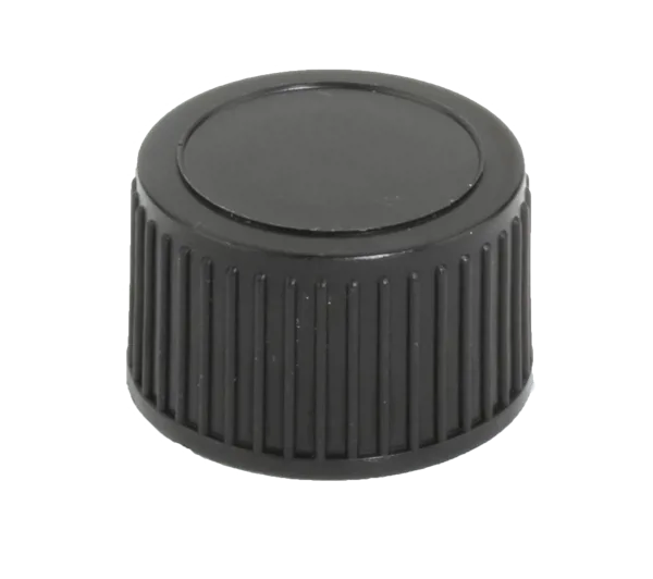 Låg til medicinflaske, sort  (055650)
