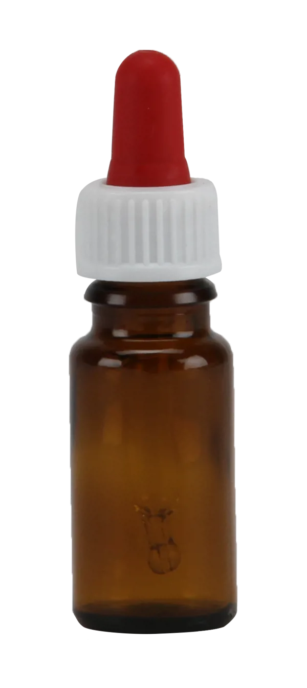 Flaske med pipette, 10 mL, Ø25 mm Flaske med pipette, 10 mL, Ø25 mm (056105)