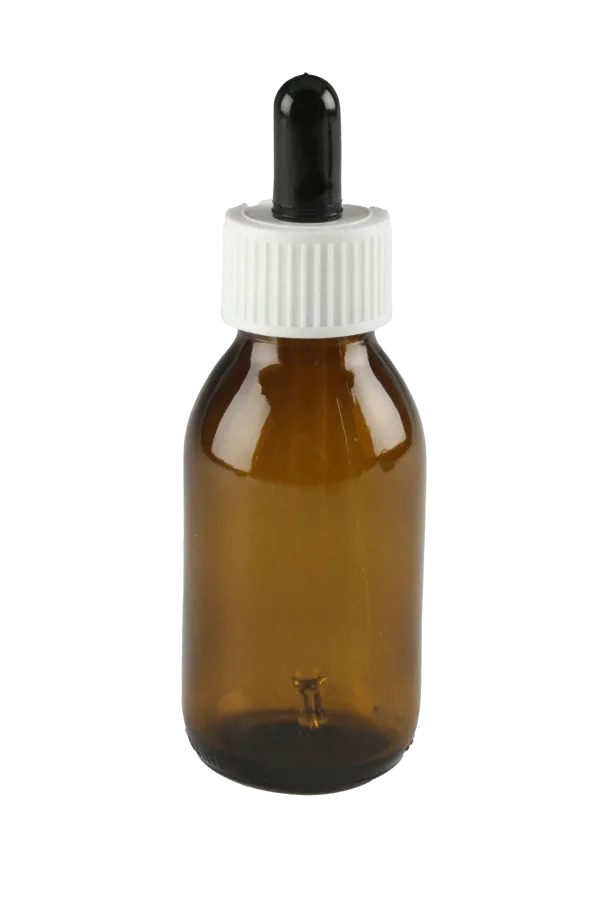 Flaske med pipette, 100 mL, Ø46 mm Flaske med pipette, 100 mL, Ø46 mm (056130)