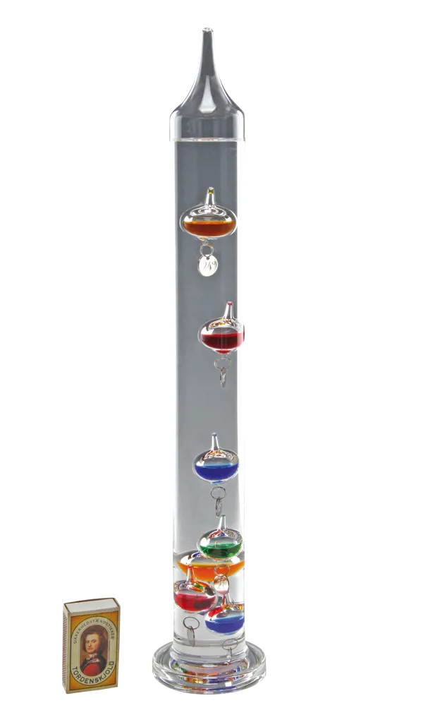 Termometer, Galilei, 44 cm høy, 7 kuler  (060003)