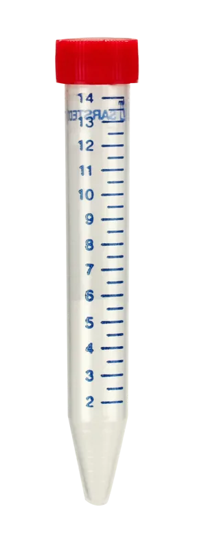 Centrifugerør, PP, 15 mL, Ø17 x 120 mm, sterile (067575)