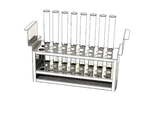 Memmert reagensglasstativ, 24 x Ø18 mm  (068025)