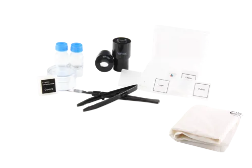 Omgekeerde minimicroscoop met batterijen  (076830)