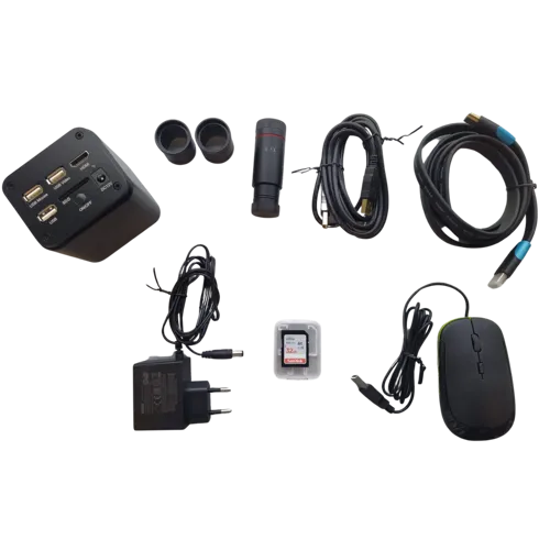 Mikroskopkamera, 4K HDMI+USB+SD, 8.0 MP Mikroskopkamera, 4K HDMI+USB+SD, 8.0 MP (078113)