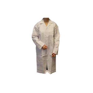 Kittel, 100 % Polyester, hvid, S (085853)