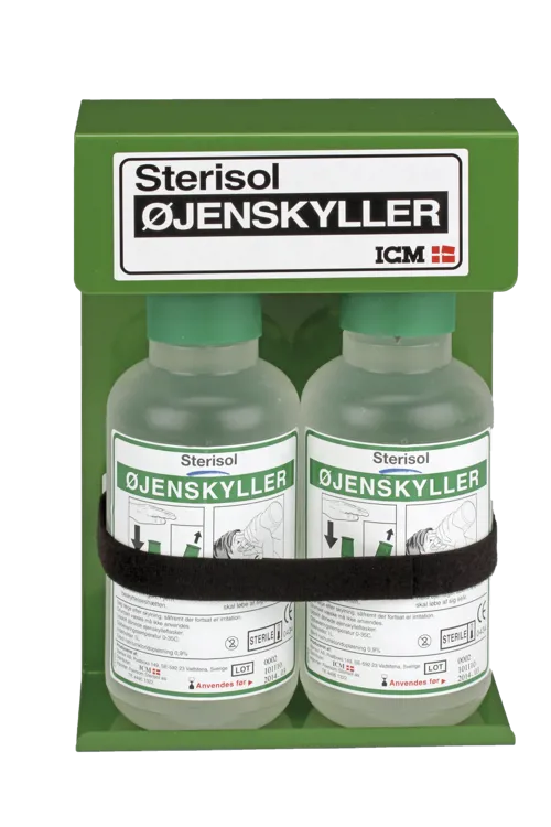 Øjenskyller, 2 x 1 L, med stativ  (086520)