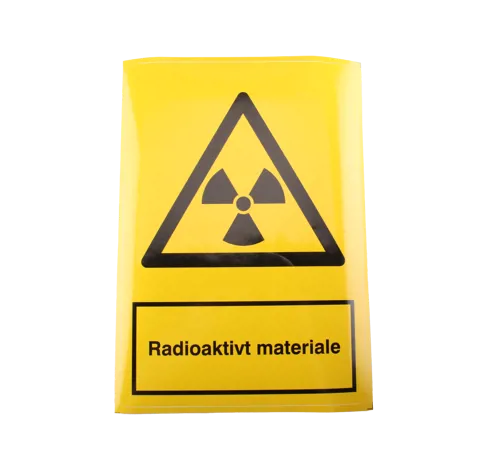 Skilt, Radioaktivitet, A4, selvklæbende Skilt, Radioaktivitet, A4, selvklæbende (088062)