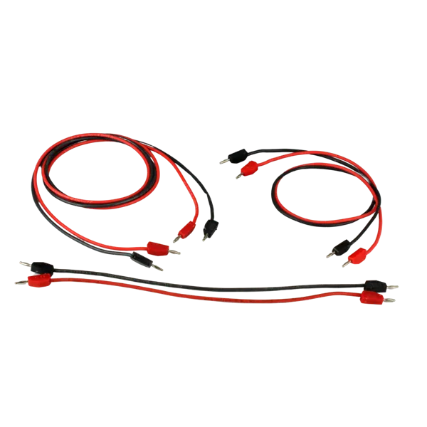 Kabel, 2 mm stik, 25 cm, sort (105110)