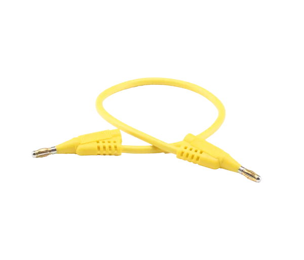 Prøveledninger 25 cm, gul  (105202)