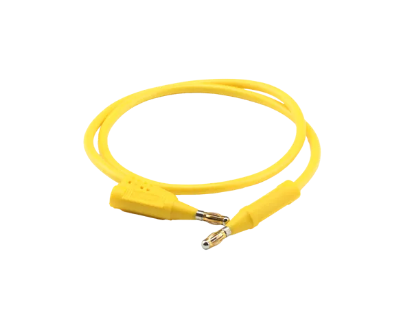 Prøveledninger 50cm, gul  (105212)