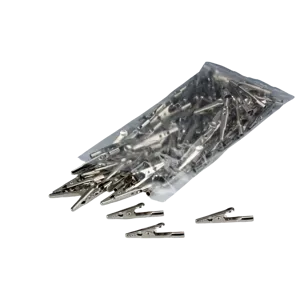 Krokodillenklem, ongeïsoleerd - 100 stuks Krokodillenklem, ongeïsoleerd - 100 stuks (109000)