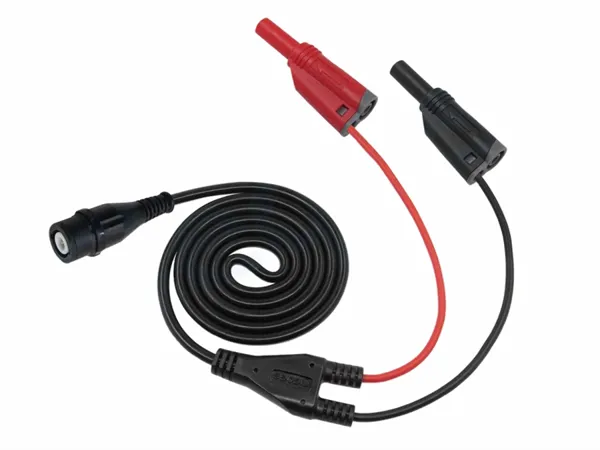 Skjermet kabel, BNC/2 x sikkerhetsstikk  (110002)