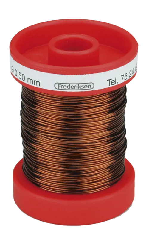 Kobbertråd, isoleret, Ø0,50 mm, 100 g, 59 m Kobbertråd, isoleret, Ø0,50 mm, 100 g, 59 m (114020)