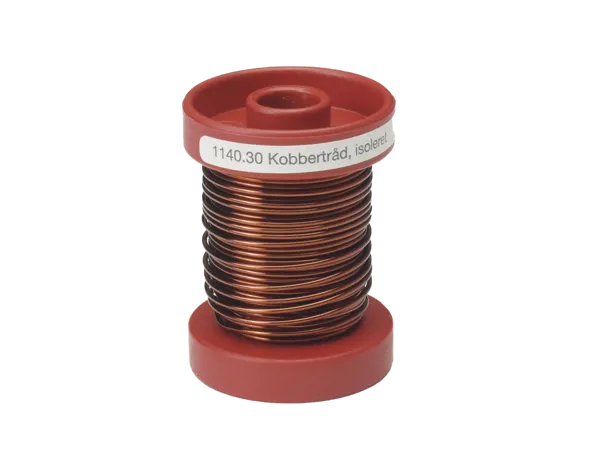 Koperdraad, geïsoleerd, Ø1,00 mm, 100 g, 15 m Koperdraad, geïsoleerd, Ø1,00 mm, 100 g, 15 m (114030)