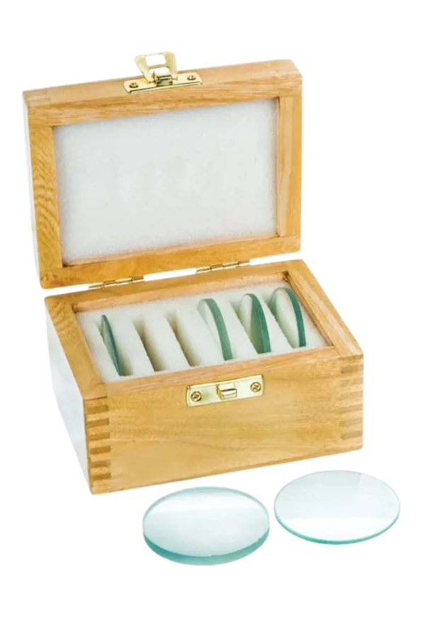 Linsesett Ø 50 mm, lang brennvidde, 6 stk  (290320)