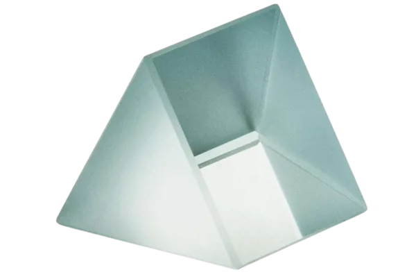 Glassprisme likesidet, flintglass, indeks 1,62 Glassprisme likesidet, flintglass, indeks 1,62 (298535)