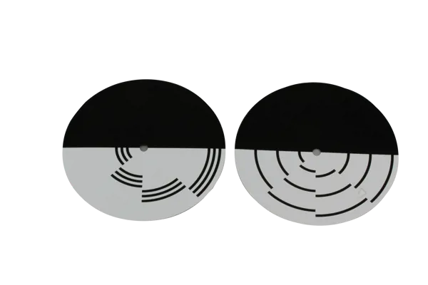 Skiver, svart/hvitt  (320500)