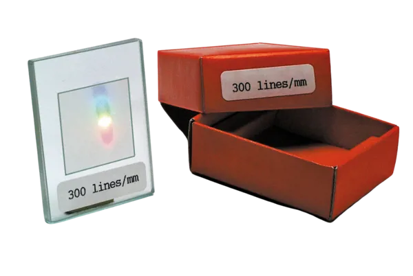 Optisk gitter, Rowlandsgitter, 300 l/mm  (325505)