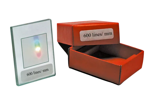 Optisk gitter, Rowlandsgitter, 600 l/mm  (325510)