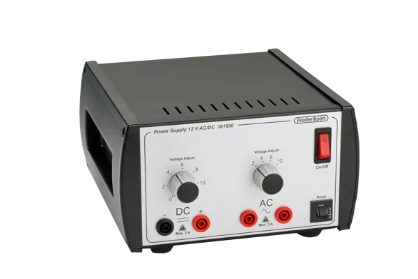 Spenningskilde, 12 V, AC/DC, 3 A  (361600)