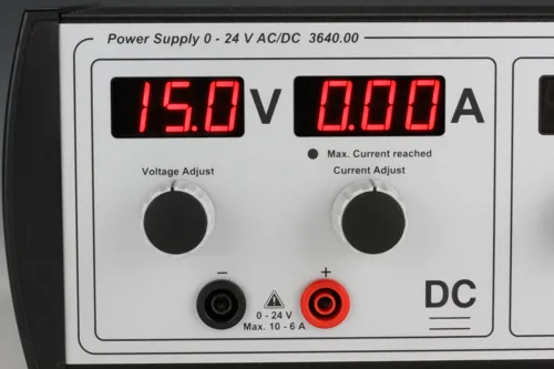 Strømforsyning, 0 - 24 V, 0 - 10 A  (364000)