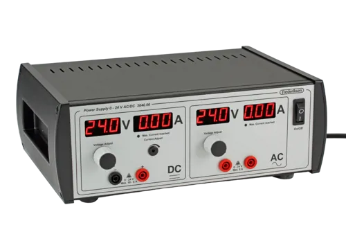 Frederiksen Strømforsyning, 0 - 24 V, 0 - 10 A, strømbegræns  (364010)