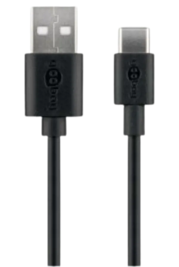 USB 2.0-kabel, A hann til USB C hann  (398610)