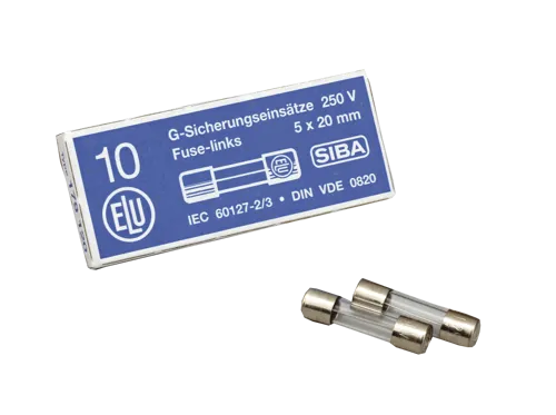 :::Buiszekeringen 20 mm, T, 500 mA - 10 stuks (409033)