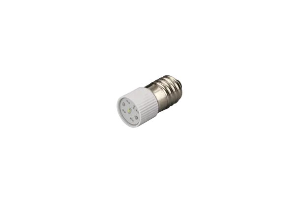 LED pære, 10 - 24 V, E10, hvid  (425110)