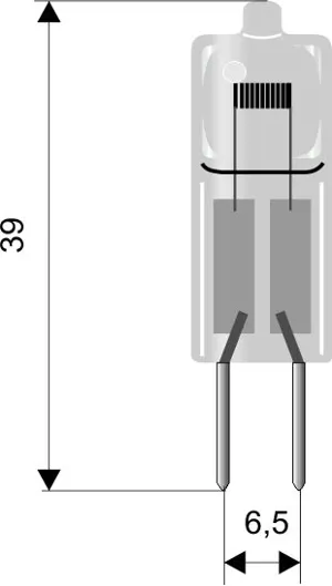 Glødepære, halogen, 12 V, 50 W  (427010)