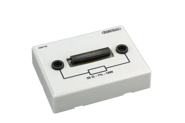 Motstand 50 ohm/10 W 1 % på boks  (429170)