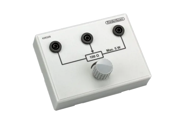 Potensiometer 100 ohm/5 W på boks  (429320)