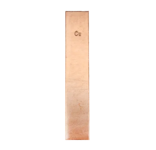 Plaat elektrode, Koper, 19 x 100 mm Plaat elektrode, Koper, 19 x 100 mm (449900)