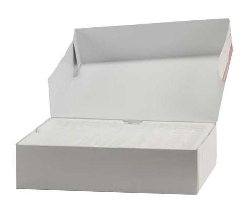 Cuvetten 100 stuks 10x10mm kunststof - vanaf 220 nm Cuvetten 100 stuks 10x10mm kunststof - vanaf 220 nm (545150)