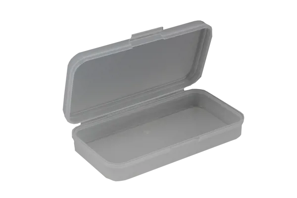 Bestikæske med hængslet låg, klar Bestikæske med hængslet låg, klar (572220)