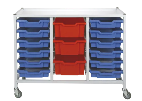 Systemvogn, 3-fløjet, hvid, excl. bakker, 805 mm Systemvogn, 3-fløjet, hvid, excl. bakker, 805 mm (576527)