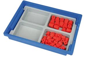 Fast innlegg 4 rom 120 x 160 mm Fast innlegg 4 rom 120 x 160 mm (576646)