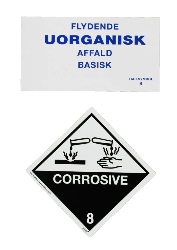 Flydende uorganisk affald, basisk Flydende uorganisk affald, basisk (591501)