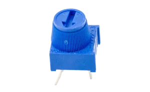 Potentiometer, 10 kΩ, 0,5 W, Cermet med knap  (605550)