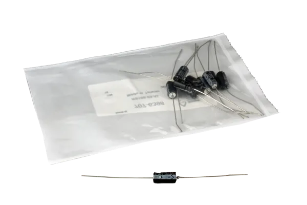 Kondensator, elektrolytt 10 µF, 63 V  (616439)