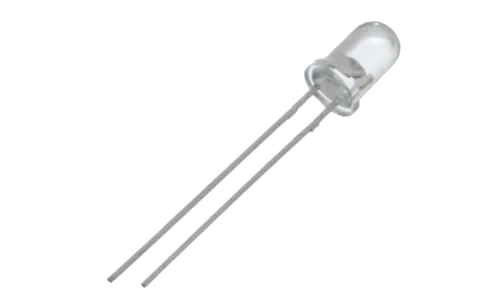 LED, vit, 5 mm  (622140)