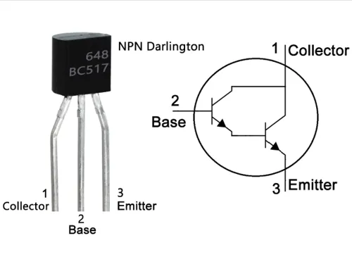 Transistor BC 517 NPN Darlington  (624705)