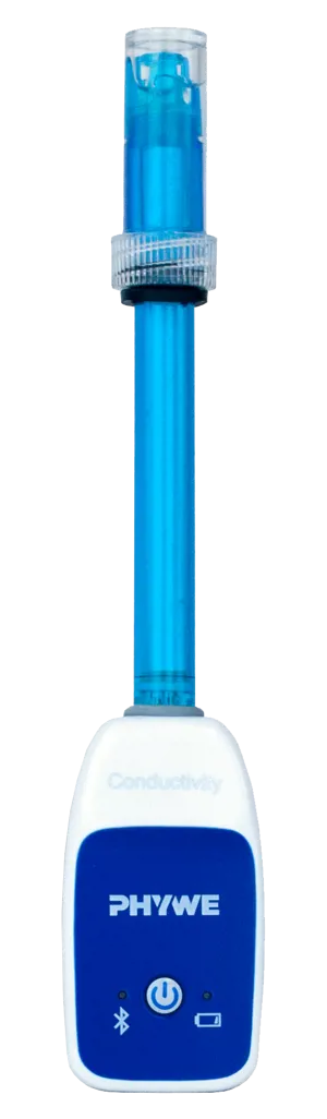 PHYWE Konduktivitetssensor trådlös 0-20000 µS/cm och 0-100°C  (656030)