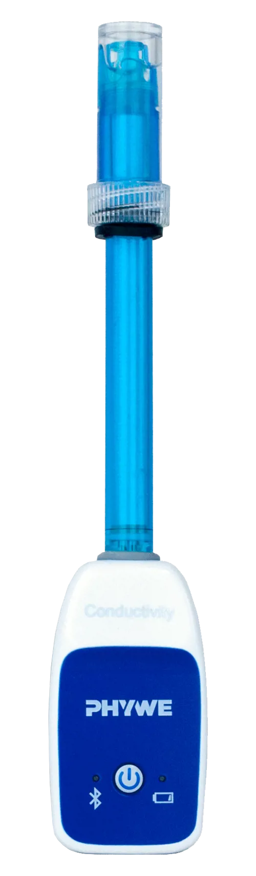 PHYWE Konduktivitetssensor trådlös 0-20000 µS/cm och 0-100°C PHYWE Konduktivitetssensor trådlös 0-20000 µS/cm och 0-100°C (656030)