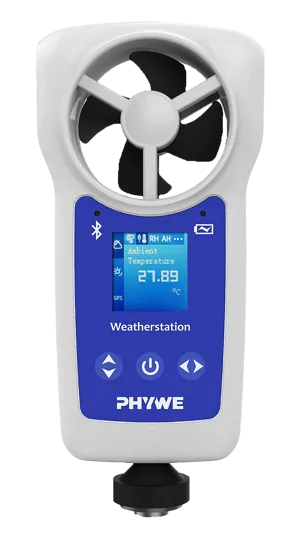 PHYWE Vädersensor trådlös med GPS  (656065)