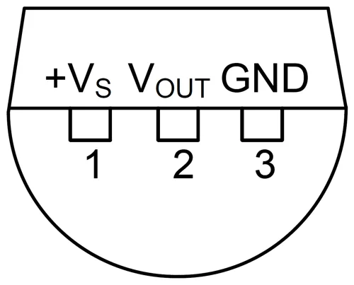 Temperatursensor, LM35, 5 stk.  (663200)