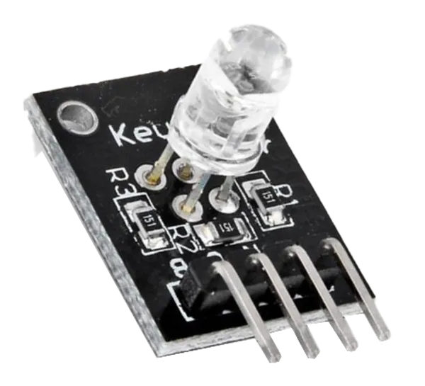 RGB LED-modul, med formotstander, pk a 5  (663480)